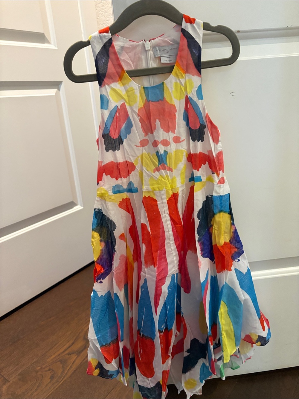 Colorful summer Stella McCartney dress, size 6yrs